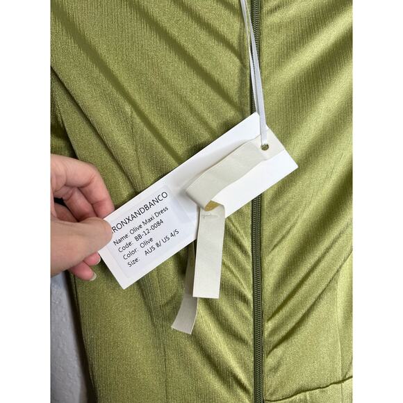 Bronx and Banco Maxi Dress Olive - Picture 10 of 15